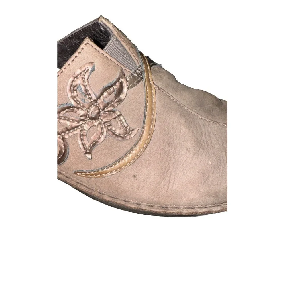 NAOT Mules Slip On Clogs Potato Shoes Leather Cork Footbed Women's 38 US 7-7.5